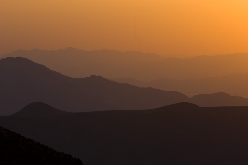 Amargosa Mountains At Sunrise